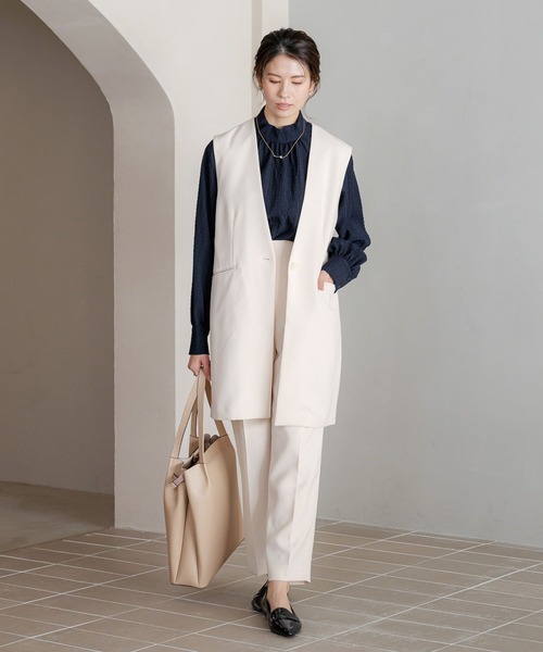 Elura（エルーラ）の「＜2025ceremony＞ベルトリュクストート/288157（トートバッグ・レディース・ベージュ/アイボリー/ブラック・ONE SIZE）」の7枚目の写真