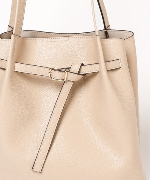 Elura（エルーラ）の「＜2025ceremony＞ベルトリュクストート/288157（トートバッグ・レディース・ベージュ/アイボリー/ブラック・ONE SIZE）」の9枚目の写真