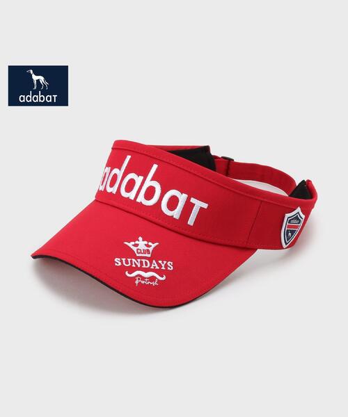 adabat（アダバット）の「【新レーベル ADABAT NAVY】サンデーズバイザー（サンバイザー・レディース・ネイビー/ブラック/ホワイト/レッド系1・00）」の4枚目の写真