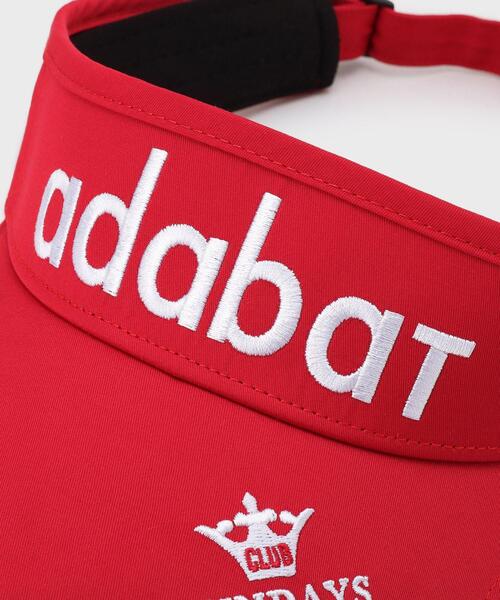 adabat（アダバット）の「【新レーベル ADABAT NAVY】サンデーズバイザー（サンバイザー・レディース・ネイビー/ブラック/ホワイト/レッド系1・00）」の10枚目の写真