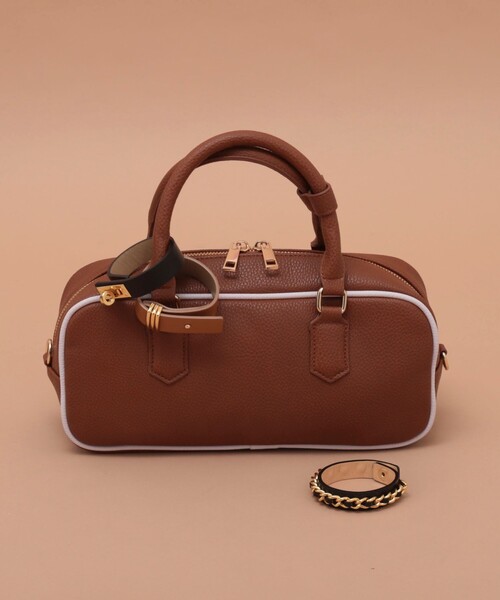 VELETTO（ベレット）の「ミドルボストンバッグ（ボストンバッグ・レディース・ブラック/キャメル・FREE）」の16枚目の写真