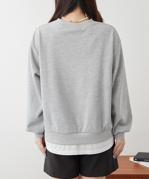 Another Branch olive des olive(アナザーブランチオリーブデオリーブ)の「デニムバケハスウェット(スウェット・レディース・オートミール/トップグレー/チャコール・FREE)」の22枚目の写真