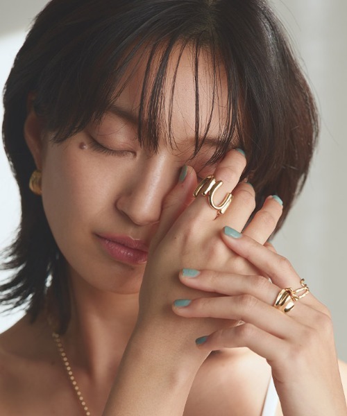 RASW（ラス）の「[RASW]UNモチーフリング（リング・レディース・ゴールド/シルバー・FREE）」の4枚目の写真