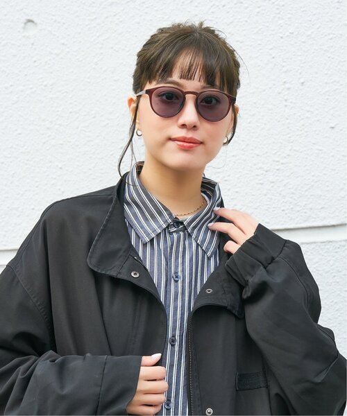 セール】【WEB限定】ボストン 型調光サングラス｜カラーレンズ