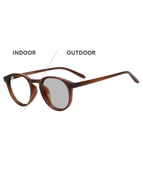 Zoff（ゾフ）の「【WEB限定】ボストン 型調光サングラス｜カラーレンズ｜トレンド｜紫外線対策｜UVカット｜レンズの色が変わるサングラス｜Zoff｜COLOR SUNGLASSES（サングラス・レディース・ブラック/ブラウン系その他5/ブラック系その他・FREE）」の22枚目の写真