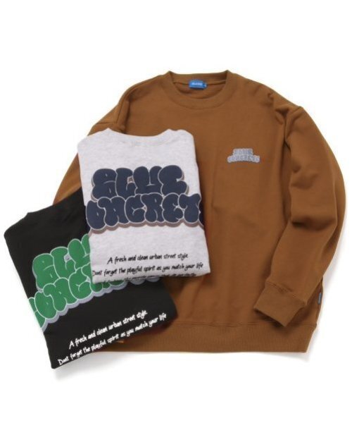 GLAZOS（グラソス）の「【大人向けサイズあり】【速乾・毛玉になりにくい】バックグラフィティビッグトレーナー（スウェット・キッズ・ブラック/ブラウン/オートミール・L/M/S/LL）」の14枚目の写真