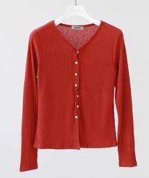 minsobi（ミンソビ）の「ツイストリブニットCD（カーディガン/ボレロ）」