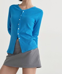 minsobi（ミンソビ）の「ツイストリブニットCD（カーディガン/ボレロ）」