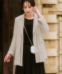 ETRÉ ベージュ テーラードジャケット 2025年最新】ETRE TOKYO カラー：ベージュ系 テーラードジャケットの