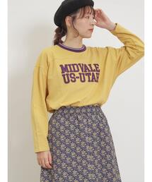 Samansa Mos2 | ワッペンロゴスウェット(Tシャツ/カットソー)