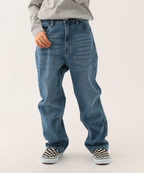 EDWIN（エドウィン）の「【EDWIN(エドウイン)】別注JERSEYS(KIDS)（デニムパンツ・キッズ・ライトブルー/ネイビー・130cm/160cm/150cm/140cm）」の2枚目の写真