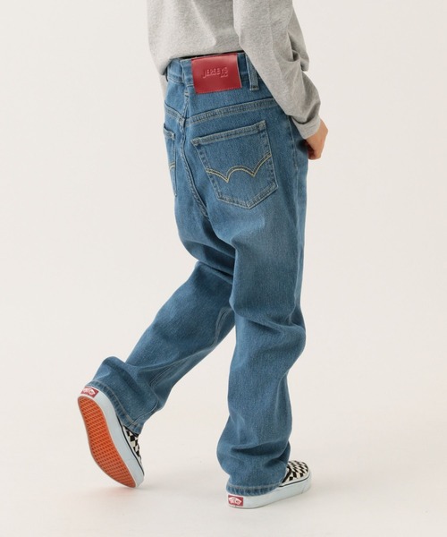 EDWIN（エドウィン）の「【EDWIN(エドウイン)】別注JERSEYS(KIDS)（デニムパンツ・キッズ・ライトブルー/ネイビー・130cm/160cm/150cm/140cm）」の5枚目の写真