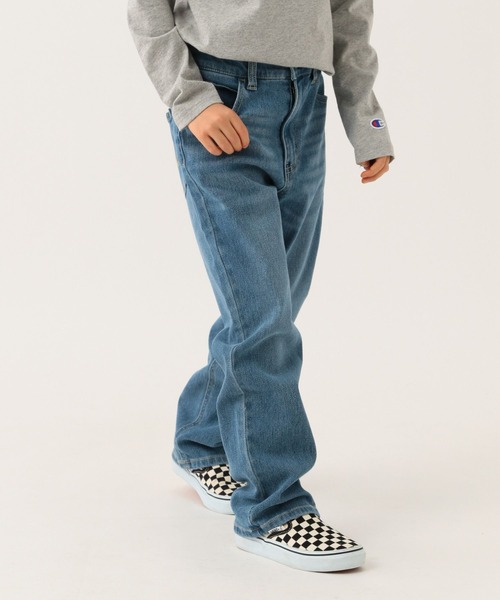 EDWIN（エドウィン）の「【EDWIN(エドウイン)】別注JERSEYS(KIDS)（デニムパンツ・キッズ・ライトブルー/ネイビー・130cm/160cm/150cm/140cm）」の6枚目の写真