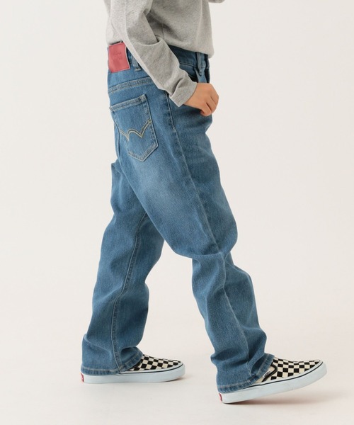 EDWIN（エドウィン）の「【EDWIN(エドウイン)】別注JERSEYS(KIDS)（デニムパンツ・キッズ・ライトブルー/ネイビー・130cm/160cm/150cm/140cm）」の7枚目の写真