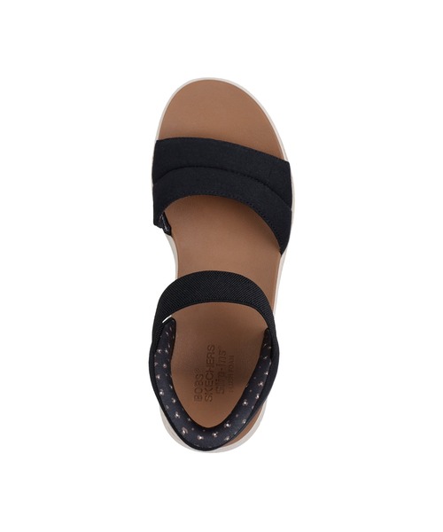 SKECHERS（スケッチャーズ）の「SKECHERS BOBS SUN RAY / スケッチャーズ ボブス サンレイ（サンダル・レディース・ブラック/ベージュ・25cm/23cm/22cm/24cm）」の3枚目の写真