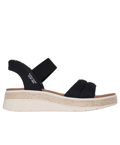 SKECHERS（スケッチャーズ）の「SKECHERS BOBS SUN RAY / スケッチャーズ ボブス サンレイ（サンダル・レディース・ブラック/ベージュ・25cm/23cm/22cm/24cm）」の4枚目の写真