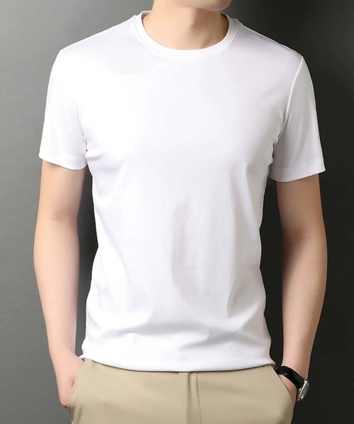 aimoha（アイモハ）の「コットンTシャツ (SS)（Tシャツ/カットソー・レディース・ホワイト・MEDIUM/LARGE/X-LARGE/XX-LARGE）」の4枚目の写真