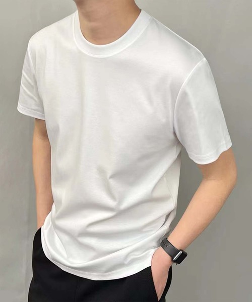 aimoha（アイモハ）の「コットンTシャツ (SS)（Tシャツ/カットソー・レディース・ホワイト・MEDIUM/LARGE/X-LARGE/XX-LARGE）」の3枚目の写真