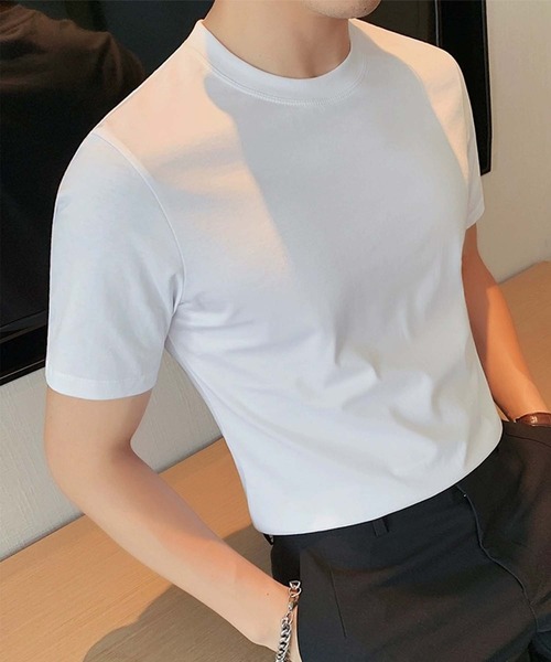aimoha（アイモハ）の「コットンTシャツ (SS)（Tシャツ/カットソー・レディース・ホワイト・MEDIUM/LARGE/X-LARGE/XX-LARGE）」の6枚目の写真