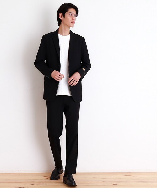 THE SHOP TK (ザ ショップ ティーケー )の「【CARREMAN】テーラードジャケット セットアップ可(テーラードジャケット・メンズ・ネイビー/ブラック/グレー/グレー系1/ブルー系その他3・04/03/02/01)」の2枚目の写真