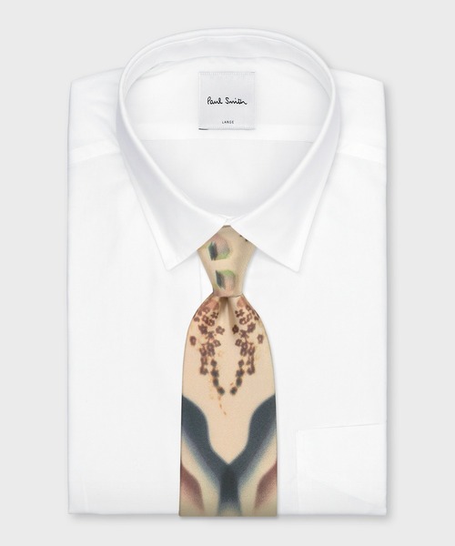 Paul Smith(ポールスミス)の「“Lumier” タイ【150001 552MIR】(ネクタイ・メンズ・ベージュ・FREE)」の3枚目の写真
