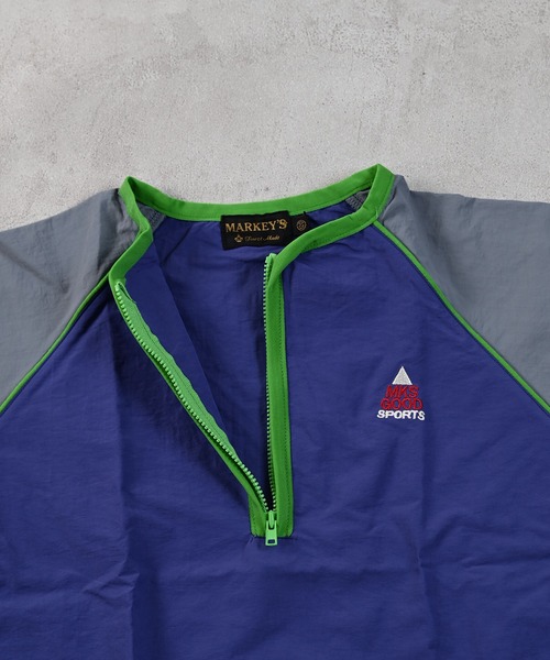 MARKEY'S（マーキーズ）の「S/Sナイロンハーフジッププルオーバー（セットアップ・キッズ・アイボリー/ブルー/キャメル・140/130/120/110/100/90/150）」の14枚目の写真