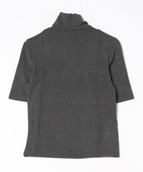 aimoha(アイモハ)の「ハイネックフィットデザイントップス (SS)(Tシャツ/カットソー・レディース・チョコ/ダークグレー/ワインレッド/グレー/ブラック/ホワイト・FREE)」の7枚目の写真