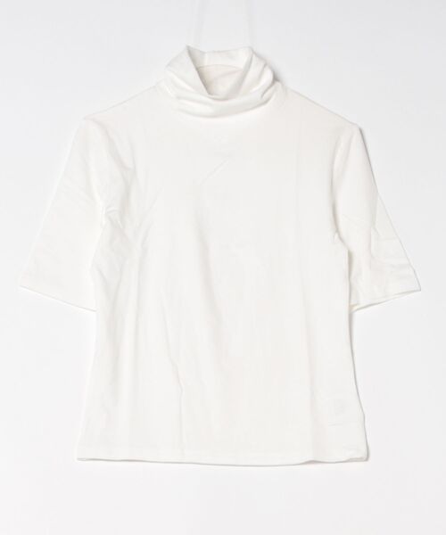 aimoha(アイモハ)の「ハイネックフィットデザイントップス (SS)(Tシャツ/カットソー・レディース・チョコ/ダークグレー/ワインレッド/グレー/ブラック/ホワイト・FREE)」の17枚目の写真