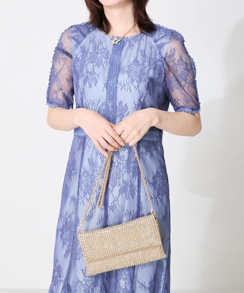 ORiental TRaffic（オリエンタルトラフィック）の「3wayビジュースクエアバッグ/MOB020（クラッチバッグ・レディース・レインボー/ゴールド・ﾌﾘ-）」の6枚目の写真