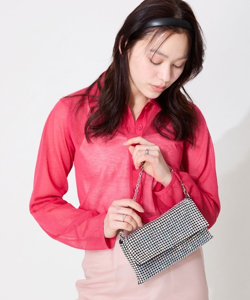 ORiental TRaffic（オリエンタルトラフィック）の「3wayビジュースクエアバッグ/MOB020（クラッチバッグ・レディース・レインボー/ゴールド・ﾌﾘ-）」の11枚目の写真