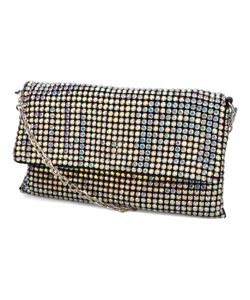 ORiental TRaffic（オリエンタルトラフィック）の「3wayビジュースクエアバッグ/MOB020（クラッチバッグ・レディース・レインボー/ゴールド・ﾌﾘ-）」の7枚目の写真