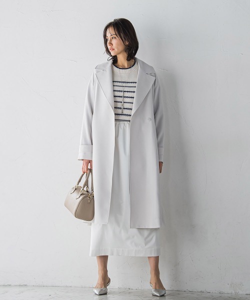 LAUTREAMONT（ロートレアモン）の「防シワUVトレンチコート≪手洗い可能≫（トレンチコート・レディース・ベージュ/ネイビー・9号/7号）」の15枚目の写真