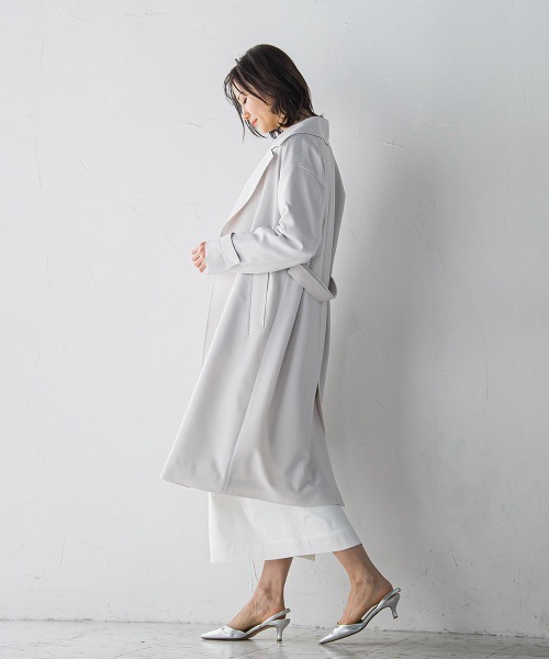 LAUTREAMONT（ロートレアモン）の「防シワUVトレンチコート≪手洗い可能≫（トレンチコート・レディース・ベージュ/ネイビー・9号/7号）」の17枚目の写真