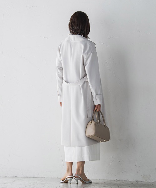 LAUTREAMONT（ロートレアモン）の「防シワUVトレンチコート≪手洗い可能≫（トレンチコート・レディース・ベージュ/ネイビー・9号/7号）」の18枚目の写真