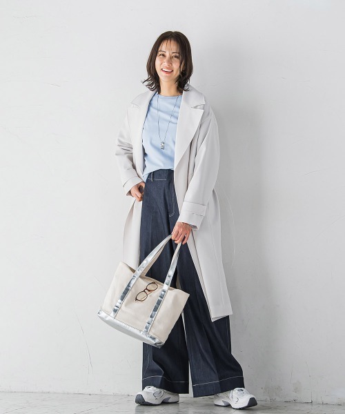 LAUTREAMONT（ロートレアモン）の「防シワUVトレンチコート≪手洗い可能≫（トレンチコート・レディース・ベージュ/ネイビー・9号/7号）」の22枚目の写真