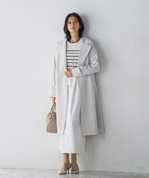 LAUTREAMONT（ロートレアモン）の「防シワUVトレンチコート≪手洗い可能≫（トレンチコート・レディース・ベージュ/ネイビー・9号/7号）」の16枚目の写真