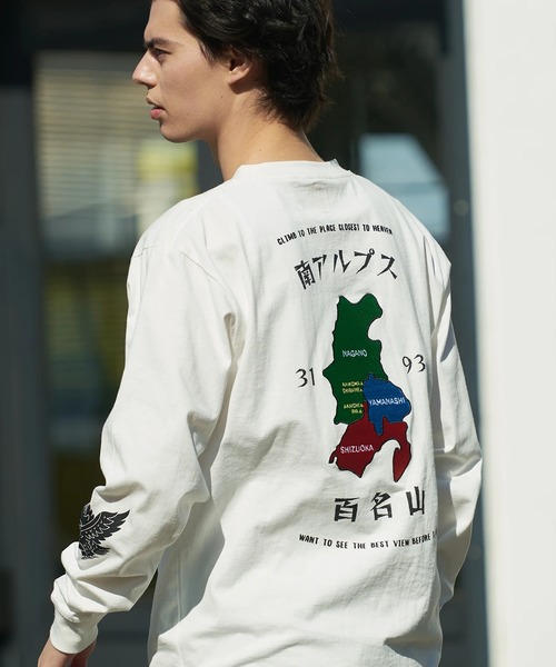 go slow caravan(ゴースローキャラバン)の「COBMASTER/コブマスター 吸水速乾天竺刺繍ベーシックL/STEE(南アルプス)(Tシャツ/カットソー・メンズ・ホワイト/イエロー/ブラック・LARGE/X-LARGE/MEDIUM)」の1枚目の写真