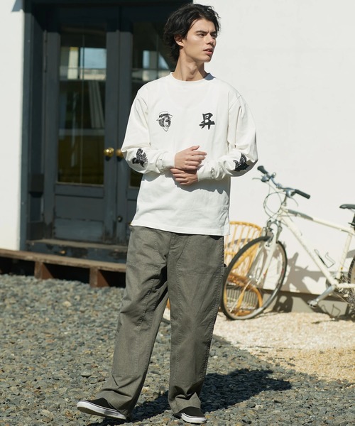 go slow caravan(ゴースローキャラバン)の「COBMASTER/コブマスター 吸水速乾天竺刺繍ベーシックL/STEE(南アルプス)(Tシャツ/カットソー・メンズ・ホワイト/イエロー/ブラック・LARGE/X-LARGE/MEDIUM)」の15枚目の写真