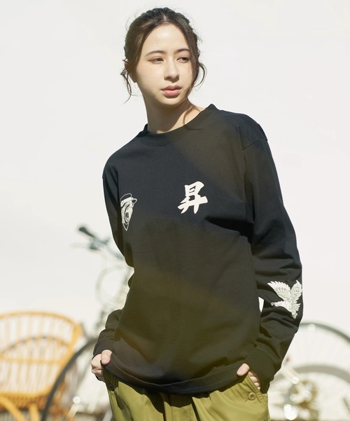 go slow caravan(ゴースローキャラバン)の「COBMASTER/コブマスター 吸水速乾天竺刺繍ベーシックL/STEE(南アルプス)(Tシャツ/カットソー・メンズ・ホワイト/イエロー/ブラック・LARGE/X-LARGE/MEDIUM)」の21枚目の写真