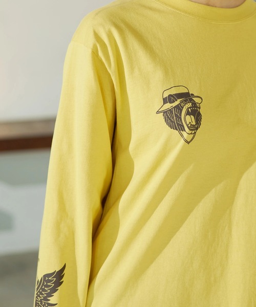 go slow caravan(ゴースローキャラバン)の「COBMASTER/コブマスター 吸水速乾天竺刺繍ベーシックL/STEE(南アルプス)(Tシャツ/カットソー・メンズ・ホワイト/イエロー/ブラック・LARGE/X-LARGE/MEDIUM)」の4枚目の写真