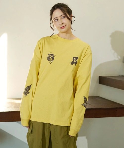 go slow caravan(ゴースローキャラバン)の「COBMASTER/コブマスター 吸水速乾天竺刺繍ベーシックL/STEE(南アルプス)(Tシャツ/カットソー・メンズ・ホワイト/イエロー/ブラック・LARGE/X-LARGE/MEDIUM)」の7枚目の写真