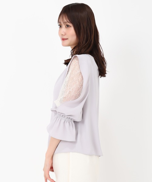 MISCH MASCH(ミッシュマッシュ)の「レーススリーブブラウス(シャツ/ブラウス・レディース・ホワイト/ピンク/ラベンダー・フリ-)」の17枚目の写真