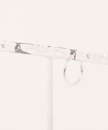 Pledge（プレッジ）の「【RS】【Pledge】  Silver 925 Hoop Earrings Mini(ソロ)（ピアス（片耳用）・メンズ）」