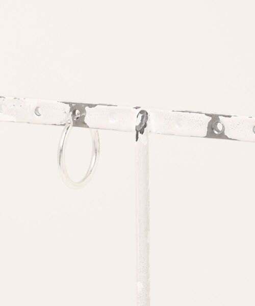 Pledge(プレッジ)の「【RS】【Pledge】 Silver 925 Hoop Earrings Mini(ソロ)(ピアス(片耳用)・レディース・シルバー・FREE)」の2枚目の写真