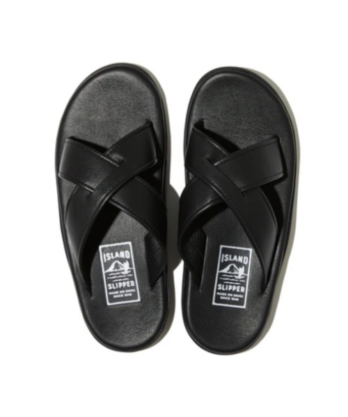 ISLAND SLIPPER（アイランドスリッパ）の「【ISLAND SLIPPER】アイランドスリッパ クロスサンダル PT223/PB223（サンダル・メンズ・ブラック系その他3/ネイビー系2/ブラック系その他2/ネイビー/キャメル・6/8/9/10/7/5）」の3枚目の写真