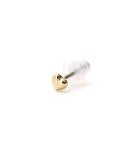 colleca la（コレカラ）の「ピュアチタンポスト ミニミニハートピアス［金属アレルギー対応］（ピアス（両耳用）・レディース・ゴールド/シルバー・FREE）」の9枚目の写真