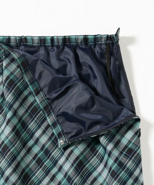 Ray BEAMS（レイビームス）の「チェック キリカエ マーメイド スカート（スカート・レディース・イエロー/ネイビー・0/1）」の12枚目の写真