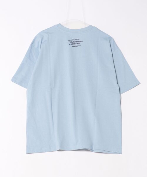 Honeys（ハニーズ）の「スヌーピー／Ｔシャツ（Tシャツ/カットソー・レディース・ピンク/ホワイト/オートミール/スミクロ/サックスブルー・L/M/S）」の10枚目の写真