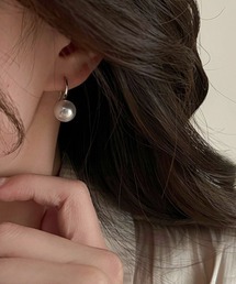 YU-KA:フックパールピアス hook Pearl pierce