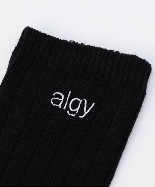 algy（アルジー）の「ワンポイントロゴロングルーズソックス（ソックス/靴下・キッズ・ブラック/オフホワイト・24/21）」の17枚目の写真